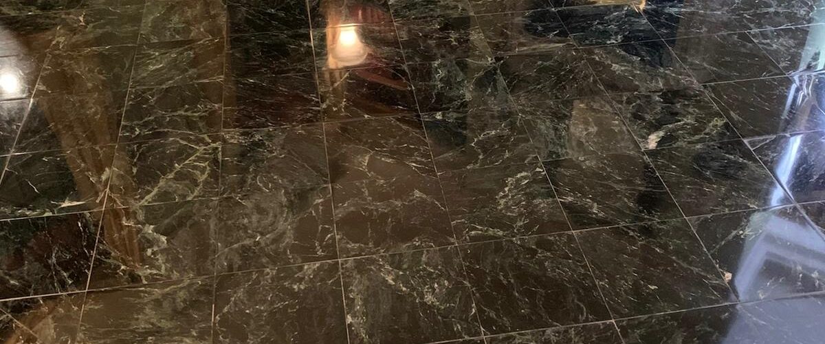 Marble restoration floor